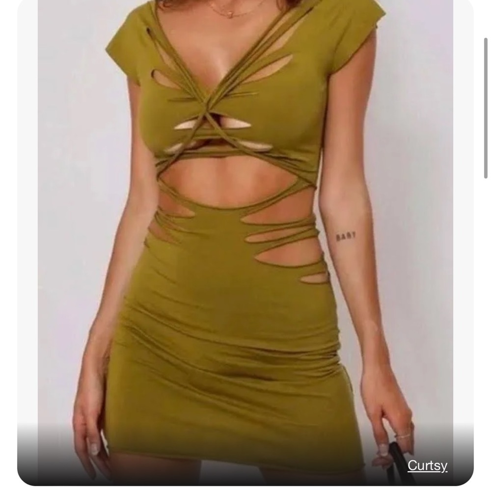 Tiger Mist Nevana Dress green